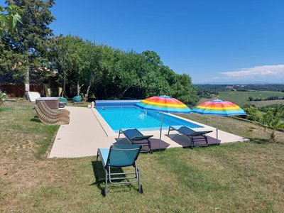 Gite le Magnolia - Cap de Coste - PiscineSaint Frajou - Comminges Pyrénées