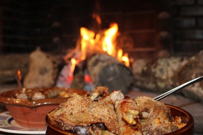 Ferme Auberge de Péguilhan - Feu de bois