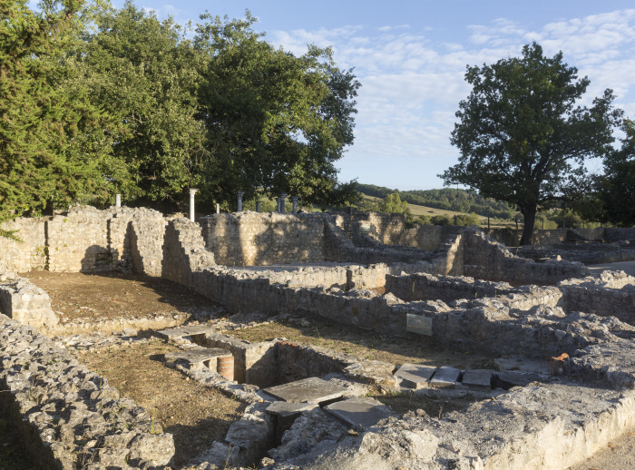 Villa gallo-romaine de Lassalles, aile sud du corps de logis central
