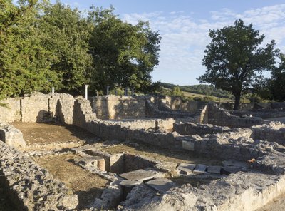 Villa gallo-romaine de Lassalles, aile sud du corps de logis central