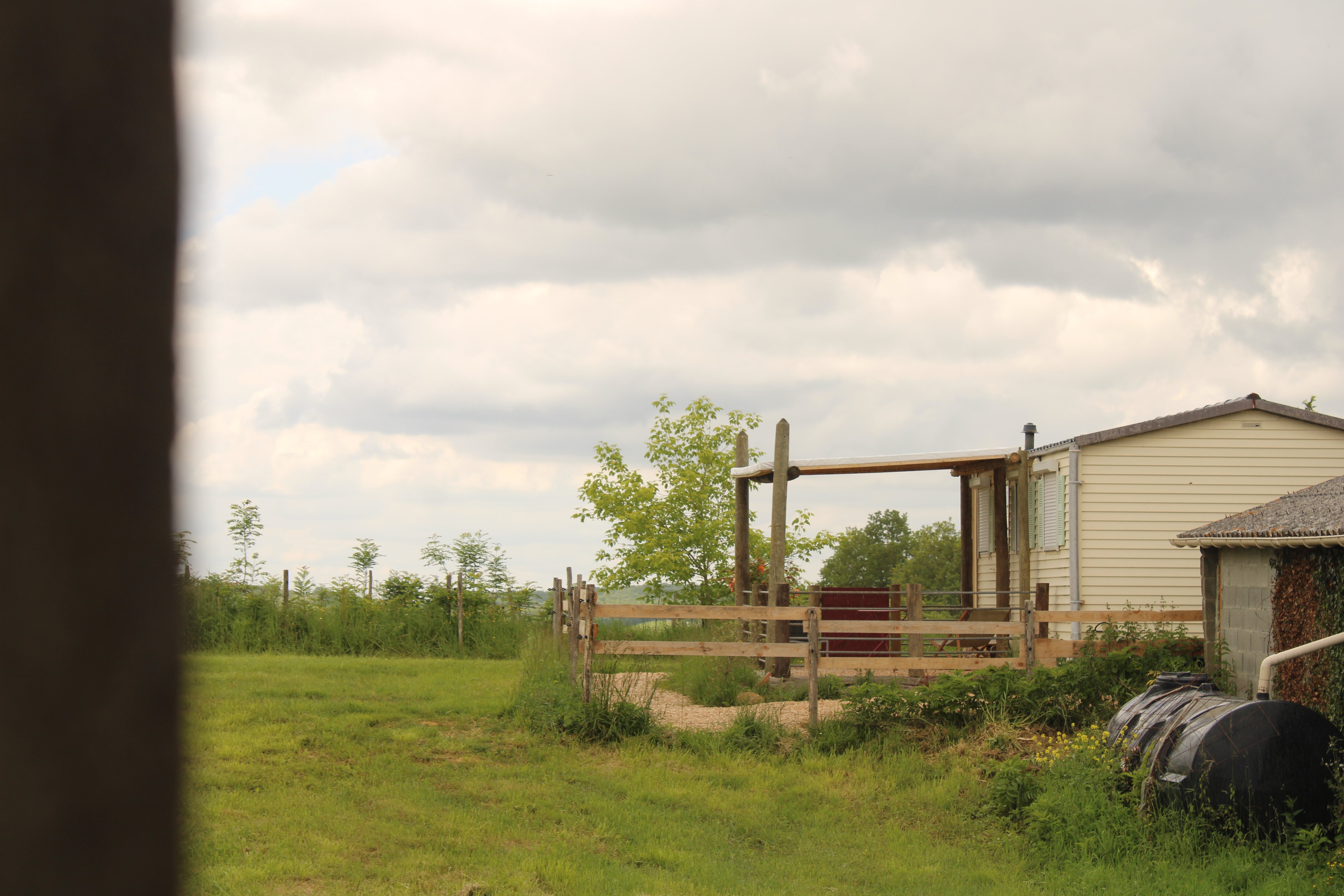 La Ferme de cassaret , aurignac, location mobil home