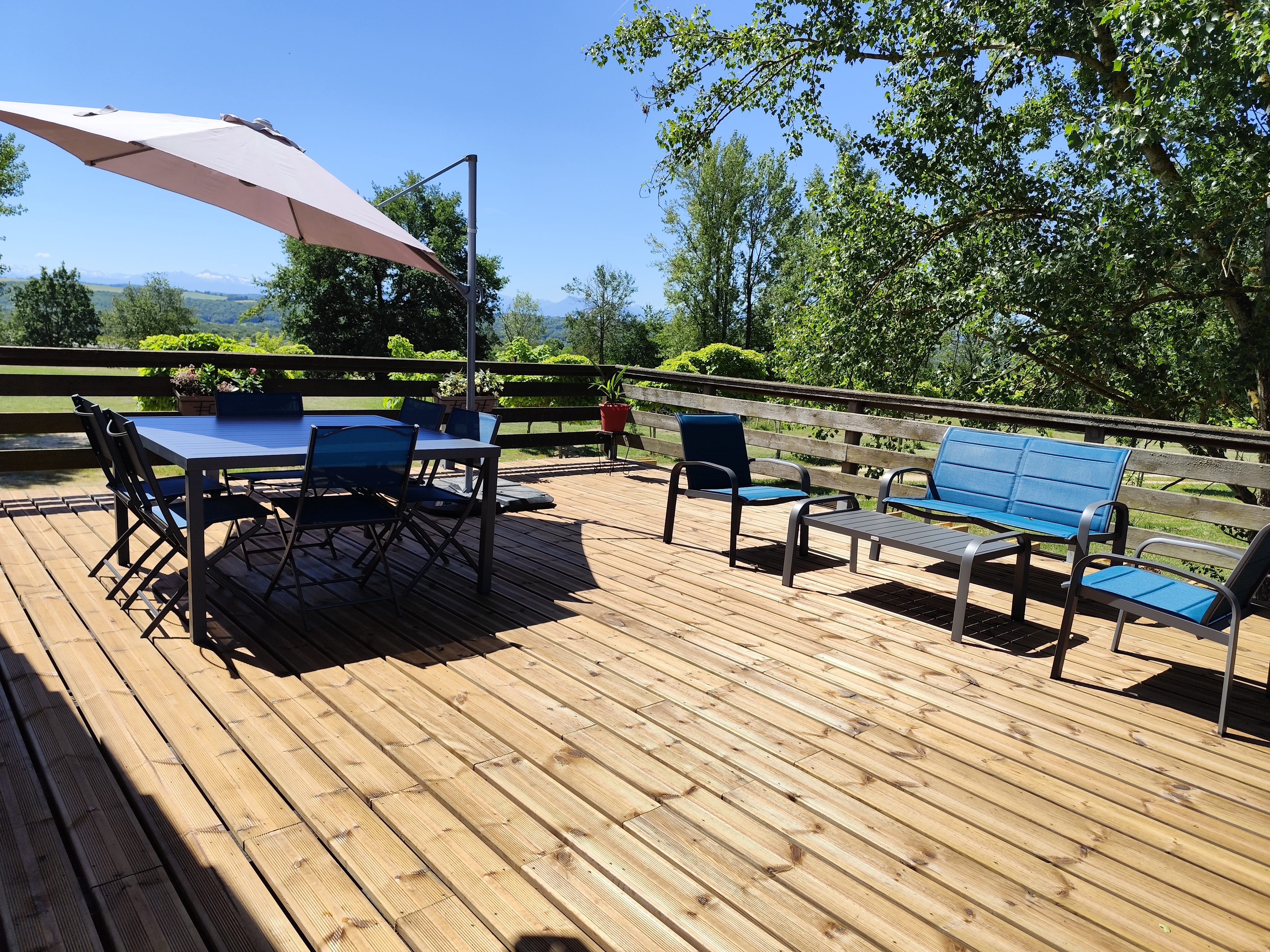 Domaine d'Antichan - Le gite terrasse - Saint Pé Delbosc Comminges Pyrénées