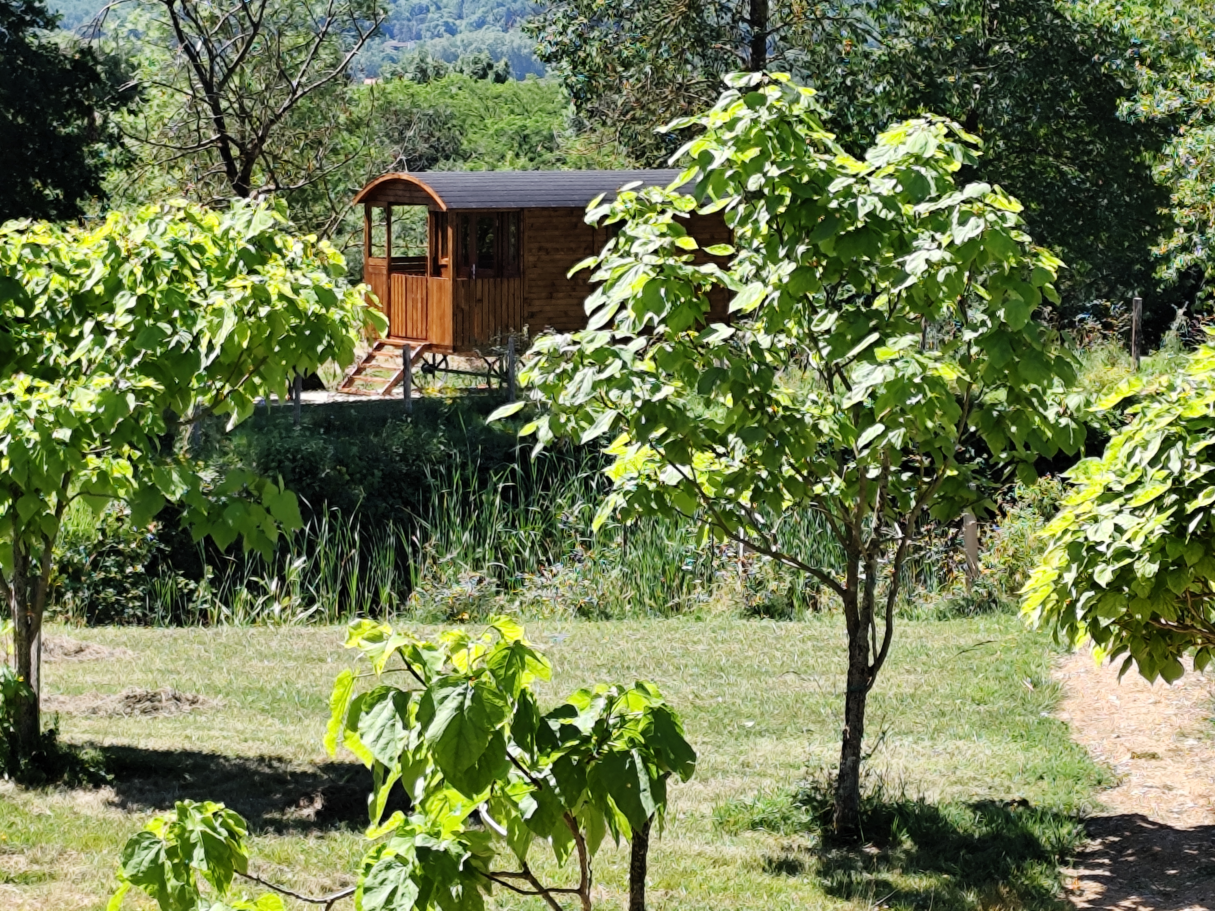 Domaine d'Antichan - Roulotte Paddy- Saint Pé Delbosc Comminges Pyrénées