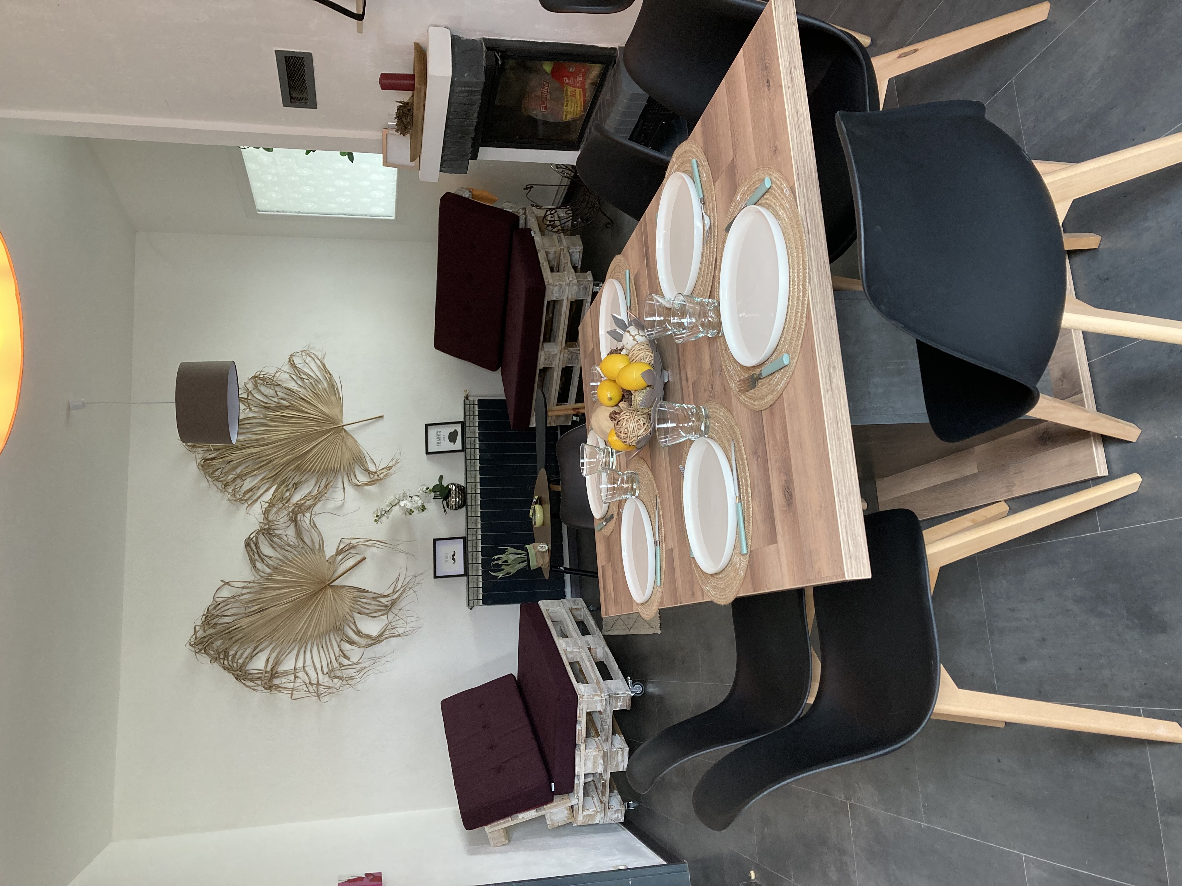 Appartement - Séjour- salon -Labarthe Rivière -