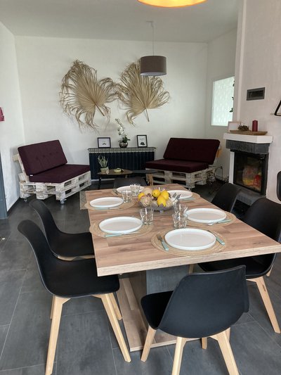 Appartement - Séjour- salon -Labarthe Rivière -