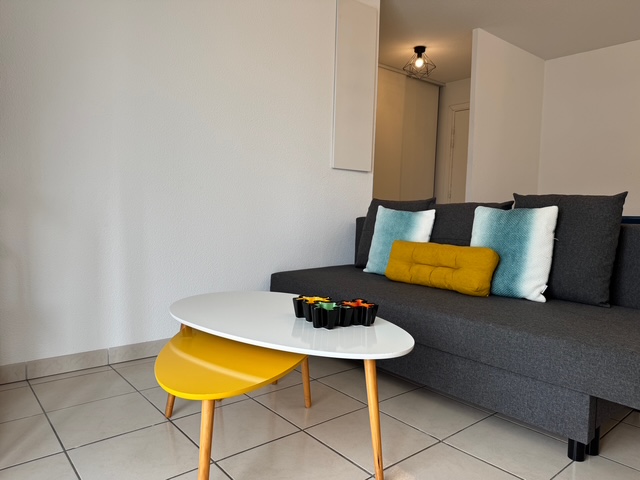 Appartement avec parking - Le salon - Montréjeau Comminges Pyrénées