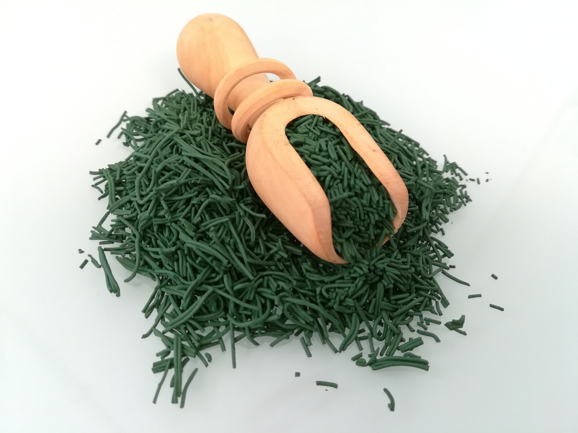 1- La spiruline en paillettes de Spiru'bulle