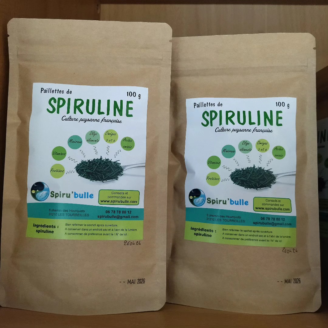 Spiru'bulle - Sachets de spiruline