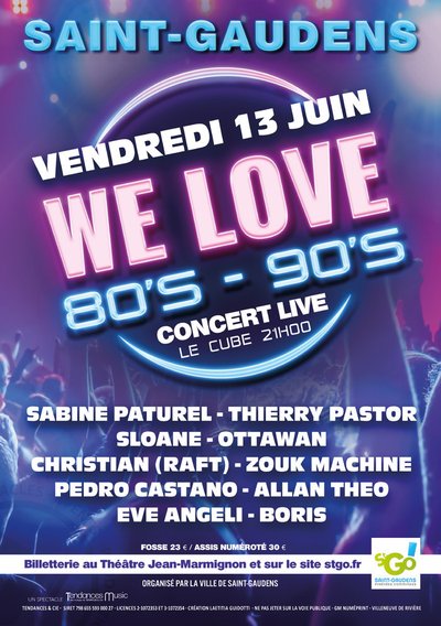 Concert année 80 - 90