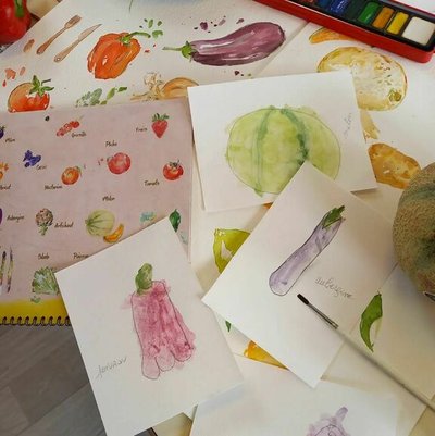 Cours aquarelle enfants