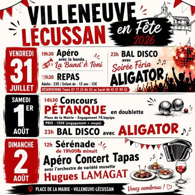 Villeneuve Lecussan en fête