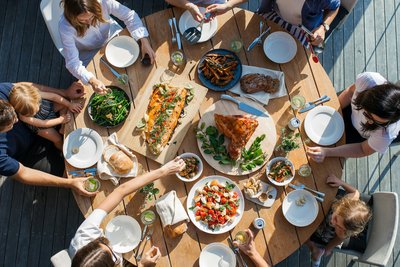 Repas festif en comminges