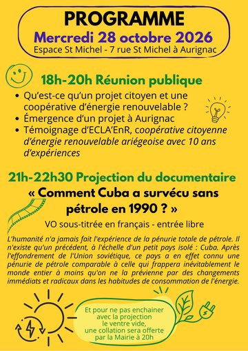 réunion publique