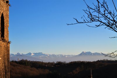 Vue sur la chaîne des Pyrénées